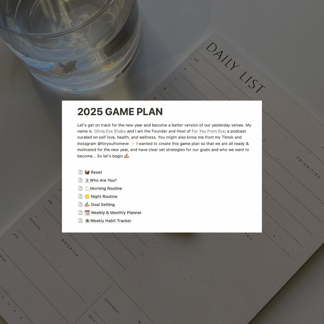 2025 Game Plan